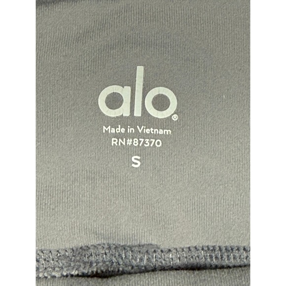 Alo Yoga High Waist Moto Leggings Charcoal Grey Size S - Picture 4 of 10